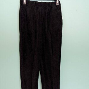 Vintage Separate Scene Women's Size 10 Black 100% Polyester Stretch Pants USA